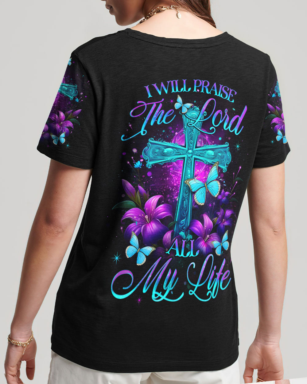 I Will Praise The Lord All My Life Women's All Over Print Shirt - Yhlt2512232, easychoo.com