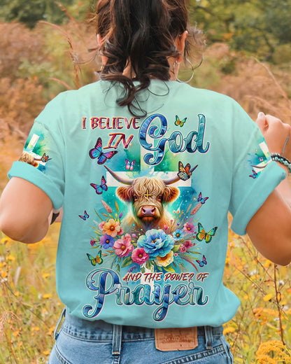 I Believe In God Cow Women's All Over Print Shirt - Tltw2011233, easychoo.com