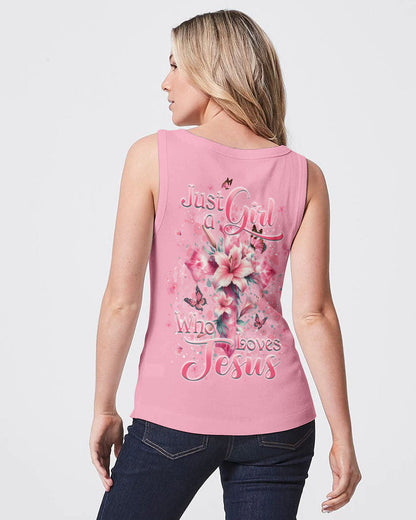 Just A Girl Who Loves Jesus Women's All Over Print Shirt - Yhkd0102241, easychoo.com