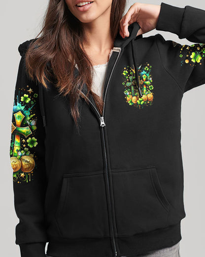 Not Lucky Just Really Blessed Patrick's Day Women's All Over Print Shirt - Tltr0301244, easychoo.com