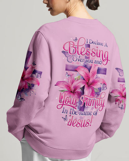 Blessing In The Name Of Jesus Women's All Over Print Shirt - Tytd2201242, easychoo.com