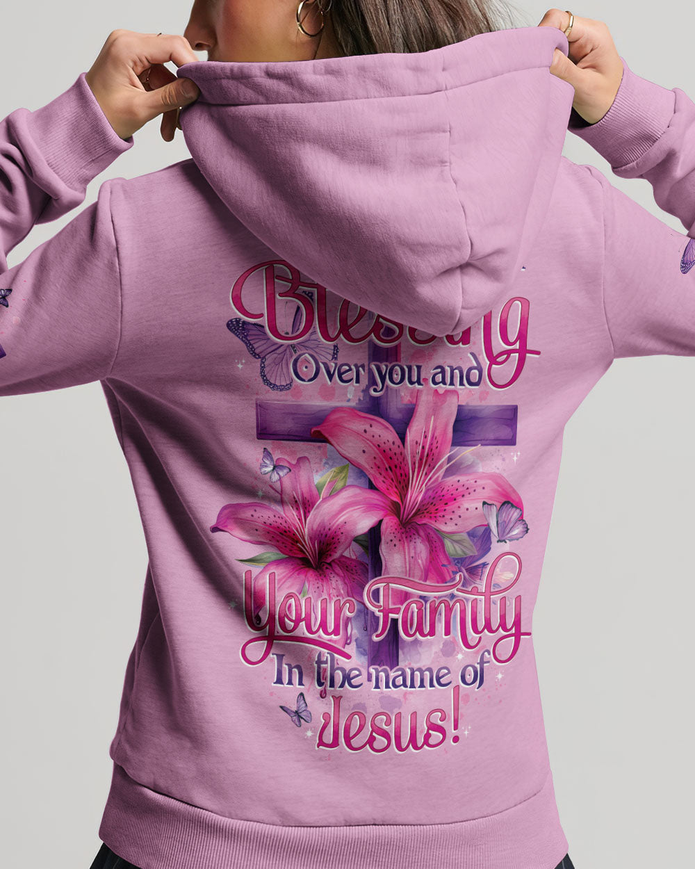 Blessing In The Name Of Jesus Women's All Over Print Shirt - Tytd2201242, easychoo.com