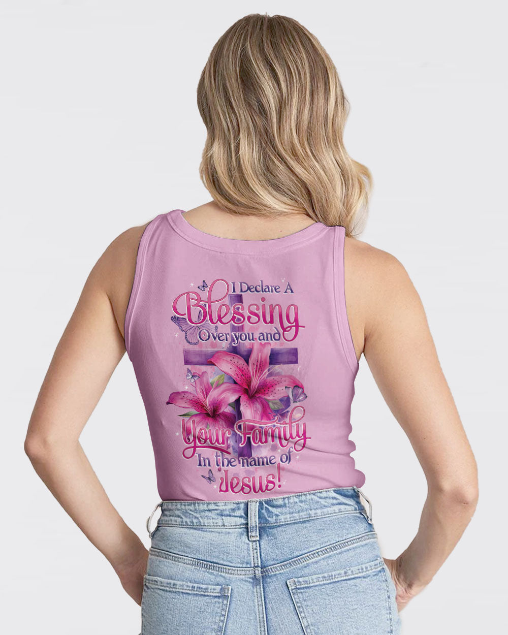 Blessing In The Name Of Jesus Women's All Over Print Shirt - Tytd2201242, easychoo.com
