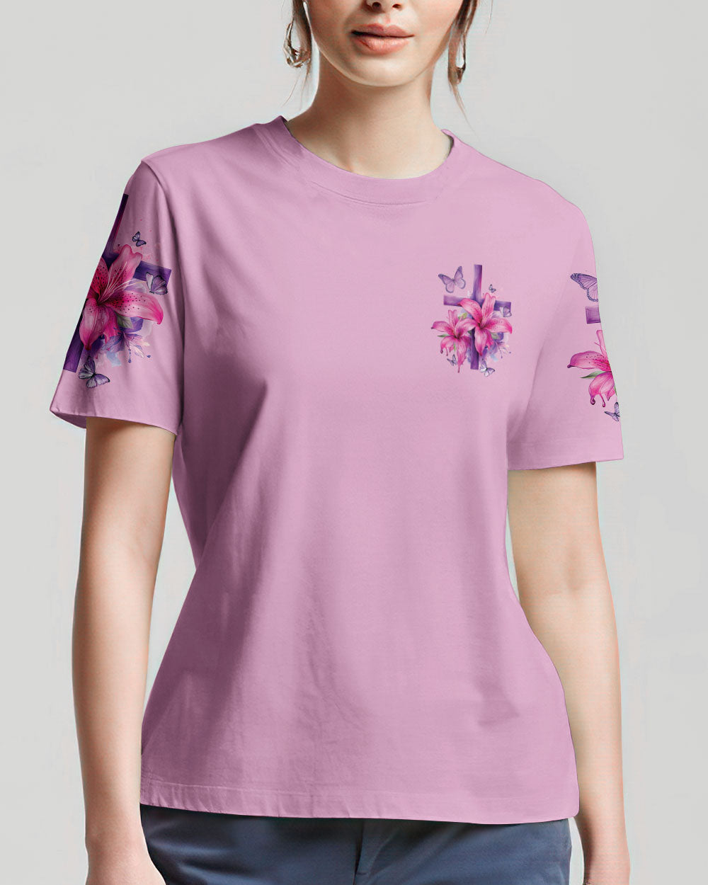 Blessing In The Name Of Jesus Women's All Over Print Shirt - Tytd2201242, easychoo.com