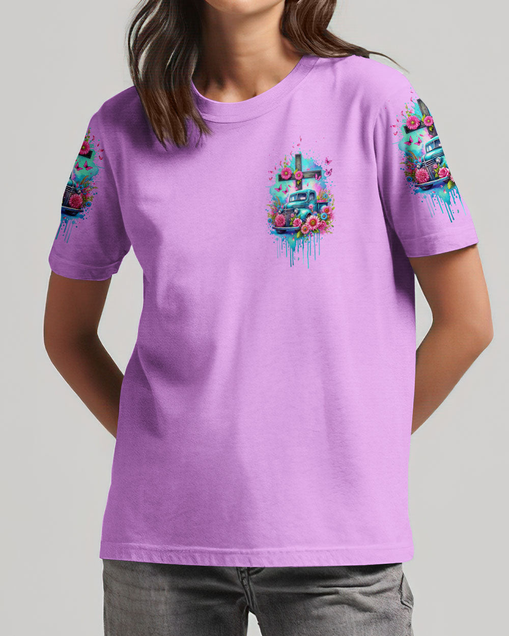 Jesus Take The Wheel Women's All Over Print Shirt - Tytm2111233, easychoo.com