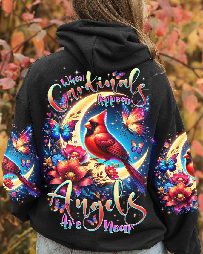 When Cardinals Appear Angels Are Near Women's All Over Print Shirt - Tltr1812232, easychoo.com