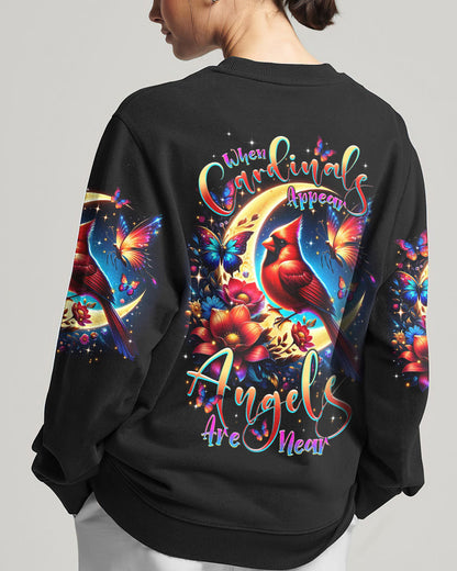 When Cardinals Appear Angels Are Near Women's All Over Print Shirt - Tltr1812232, easychoo.com