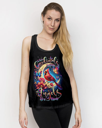 When Cardinals Appear Angels Are Near Women's All Over Print Shirt - Tltr1812232, easychoo.com