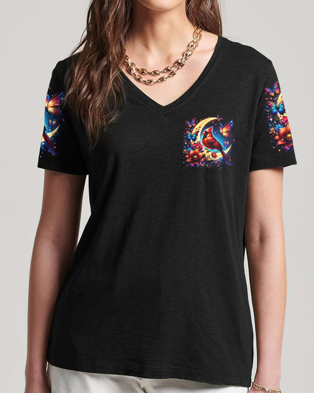 When Cardinals Appear Angels Are Near Women's All Over Print Shirt - Tltr1812232, easychoo.com