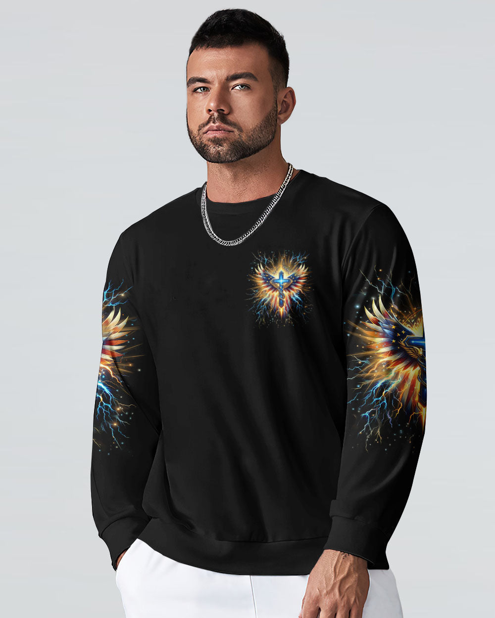 Be Strong And Courageous Men's All Over Print Shirt - Yhhn0401242, easychoo.com