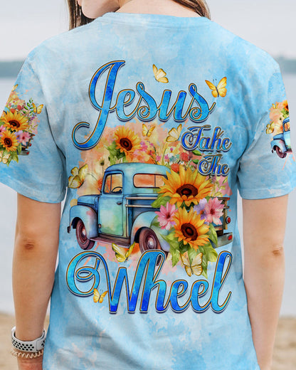 Jesus Take The Wheel Women's All Over Print Shirt - Tyqy1312232, easychoo.com