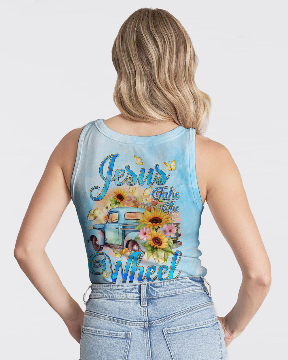 Jesus Take The Wheel Women's All Over Print Shirt - Tyqy1312232, easychoo.com
