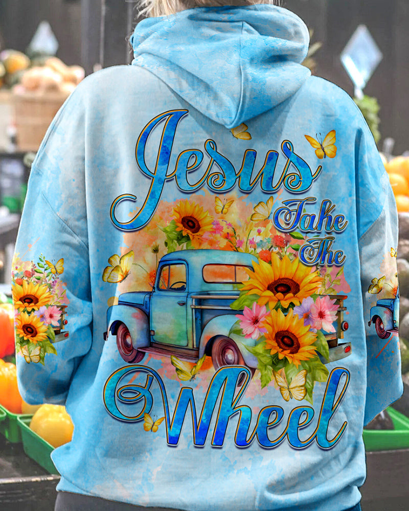 Jesus Take The Wheel Women's All Over Print Shirt - Tyqy1312232, easychoo.com