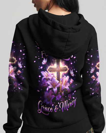 I'm So Thankful For God's Grace And Mercy Women's All Over Print Shirt - Yhkd2501241, easychoo.com