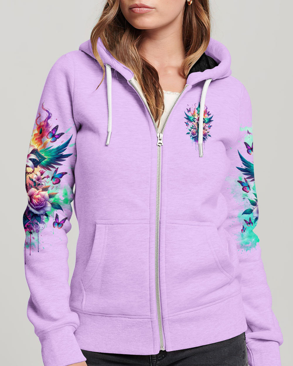 Lord Stood With Me Cross Wings Women's All Over Print Shirt - Tlnz2201248, easychoo.com