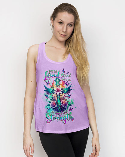 Lord Stood With Me Cross Wings Women's All Over Print Shirt - Tlnz2201248, easychoo.com