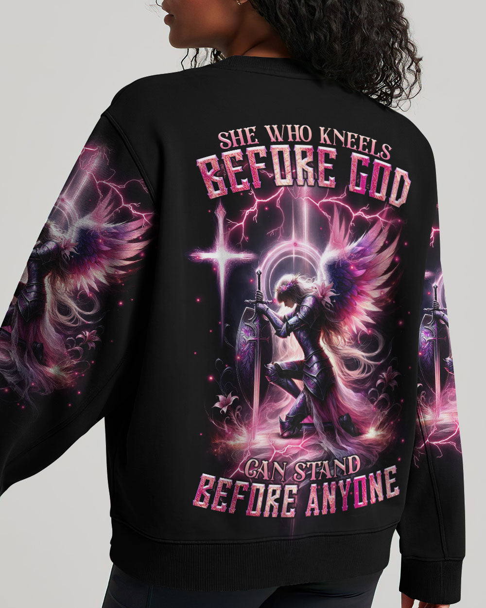 I Believe In God Warrior Women's All Over Print Shirt - Tlnz2211234, easychoo.com