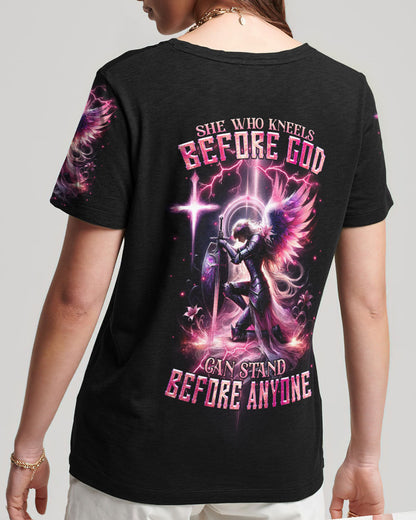 I Believe In God Warrior Women's All Over Print Shirt - Tlnz2211234, easychoo.com
