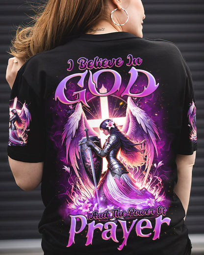 I Believe In God Warrior Women's All Over Print Shirt - Tlnz2211234, easychoo.com