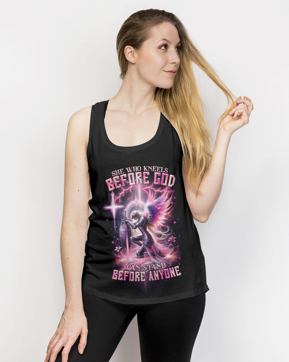 I Believe In God Warrior Women's All Over Print Shirt - Tlnz2211234, easychoo.com