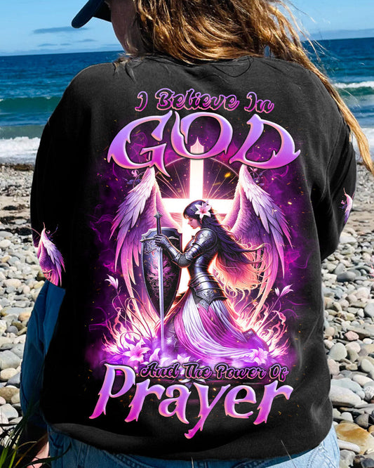 I Believe In God Warrior Women's All Over Print Shirt - Tlnz2211234, easychoo.com