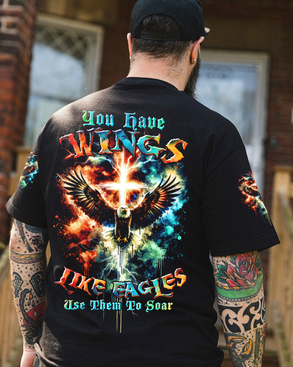 You Have Wings Like Eagles Men's All Over Print Shirt - Tltw1412234, easychoo.com