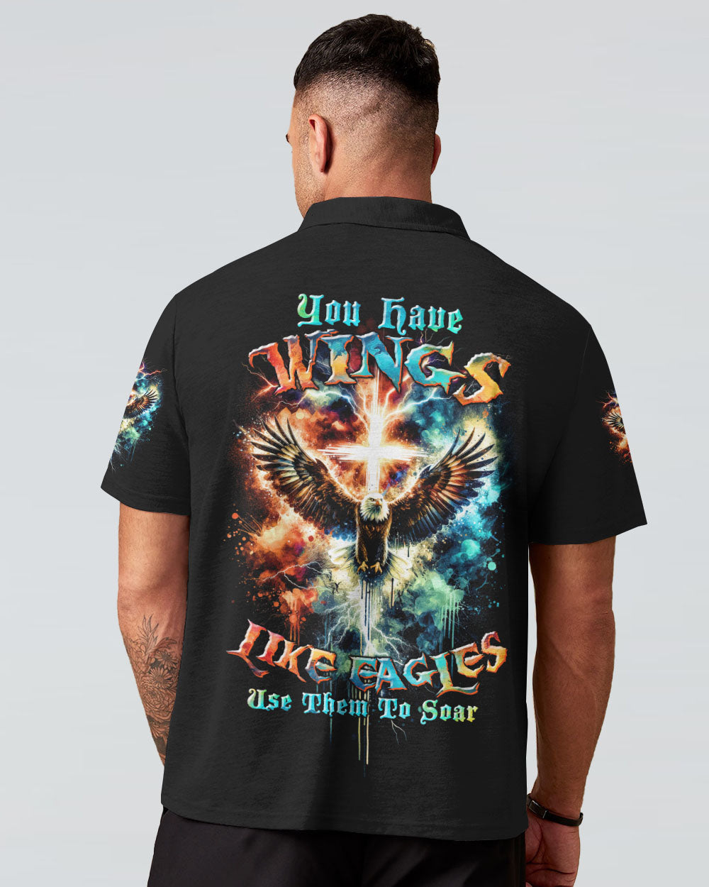 You Have Wings Like Eagles Men's All Over Print Shirt - Tltw1412234, easychoo.com