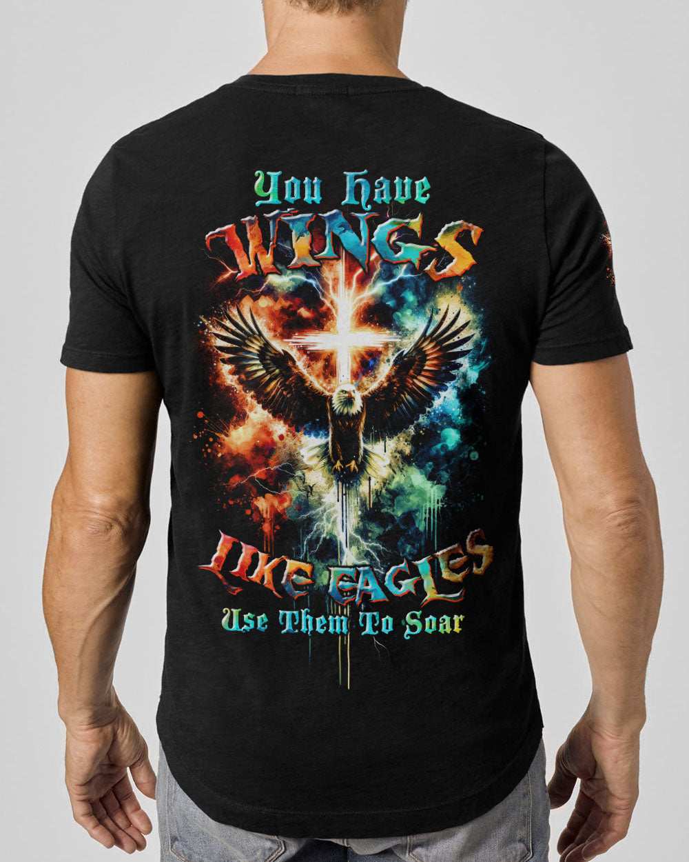 You Have Wings Like Eagles Men's All Over Print Shirt - Tltw1412234, easychoo.com