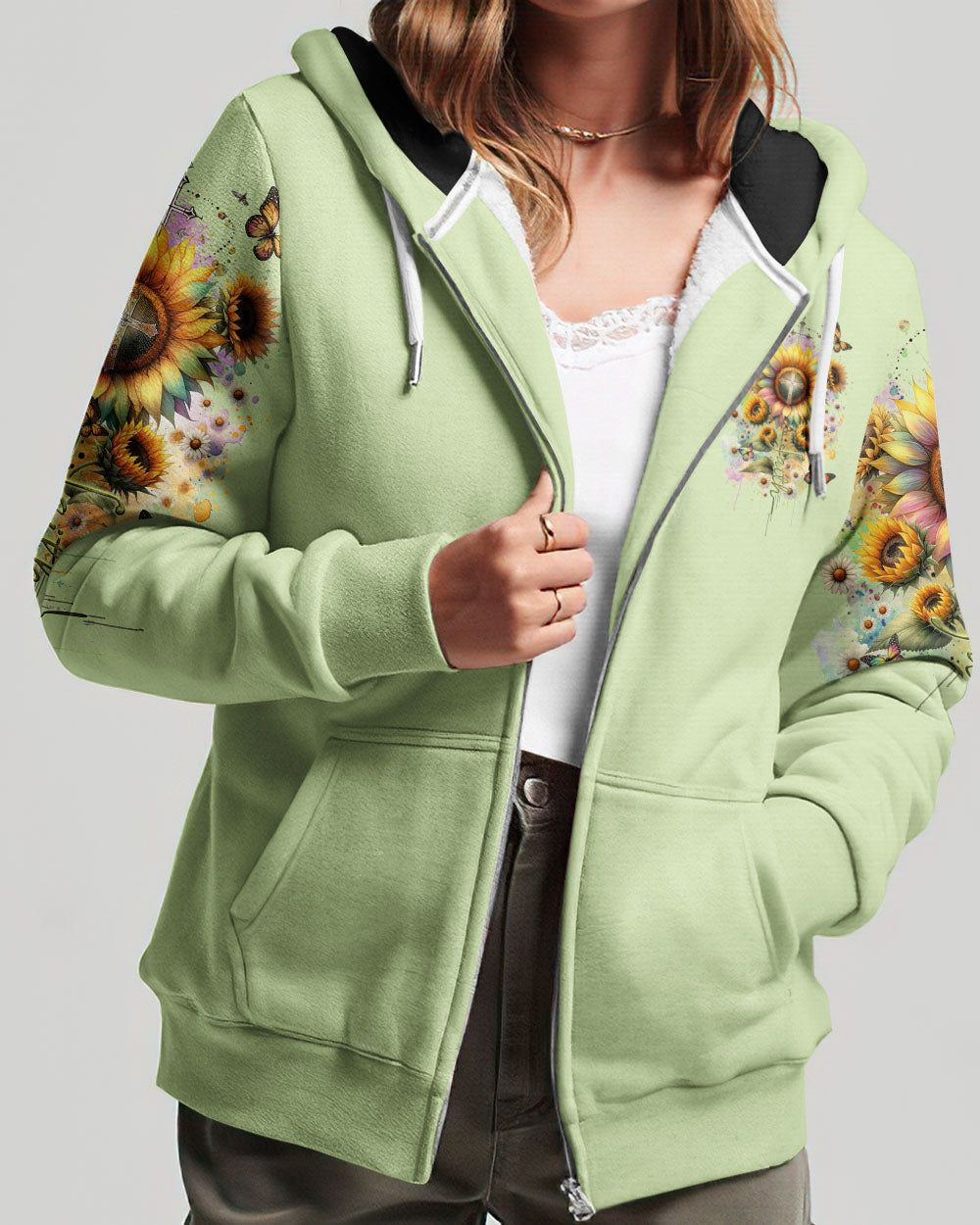 Faith Sunflower Women's All Over Print Shirt - Tltr0812234, easychoo.com