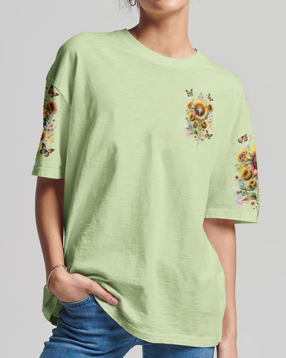 Faith Sunflower Women's All Over Print Shirt - Tltr0812234, easychoo.com