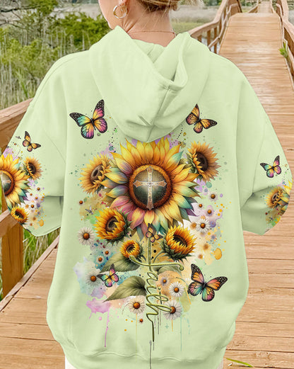 Faith Sunflower Women's All Over Print Shirt - Tltr0812234, easychoo.com