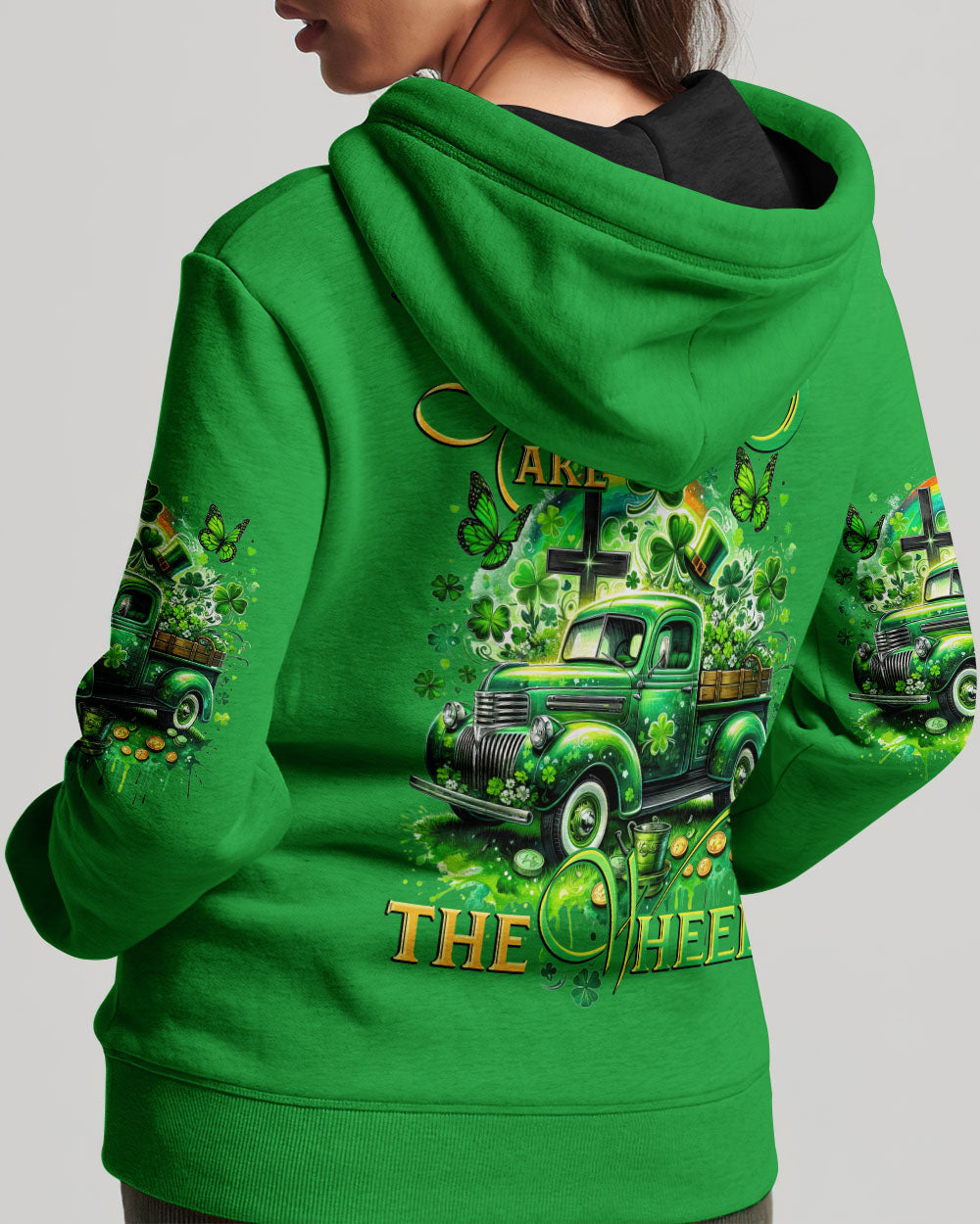 Jesus Take The Wheel Patrick's Day Women's All Over Print Shirt - Tytd0301242, easychoo.com