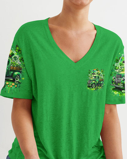 Jesus Take The Wheel Patrick's Day Women's All Over Print Shirt - Tytd0301242, easychoo.com