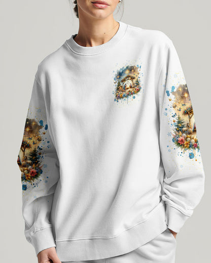 Glory To The NewBorn King Christmas Women's All Over Print Shirt - Tlnt0711232, easychoo.com