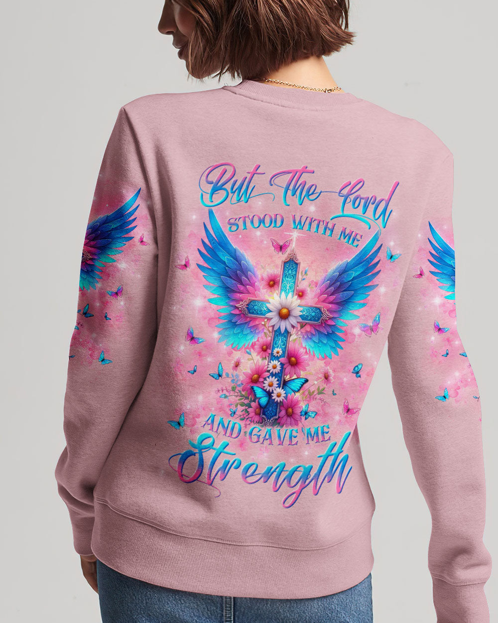 But The Lord Stood With Me Women's All Over Print Shirt - Yhln0712233, easychoo.com