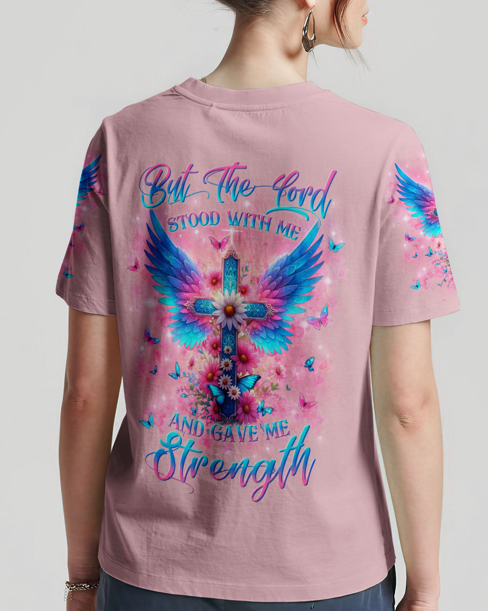 But The Lord Stood With Me Women's All Over Print Shirt - Yhln0712233, easychoo.com
