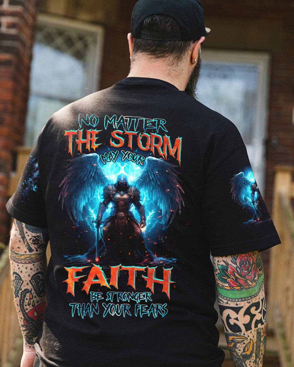 No Matter The Storm Men's All Over Print Shirt - Tlnz2809231, easychoo.com