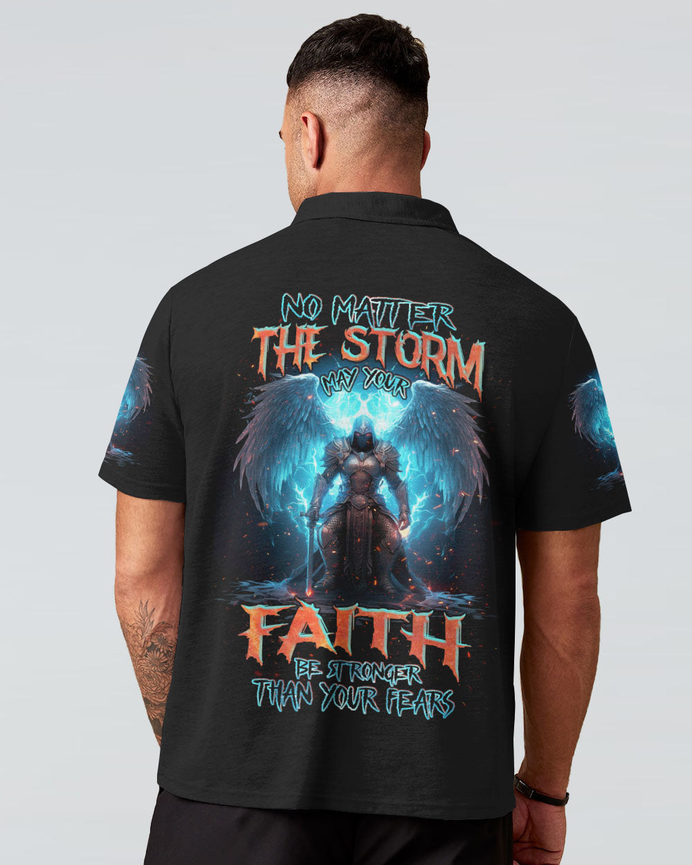 No Matter The Storm Men's All Over Print Shirt - Tlnz2809231, easychoo.com