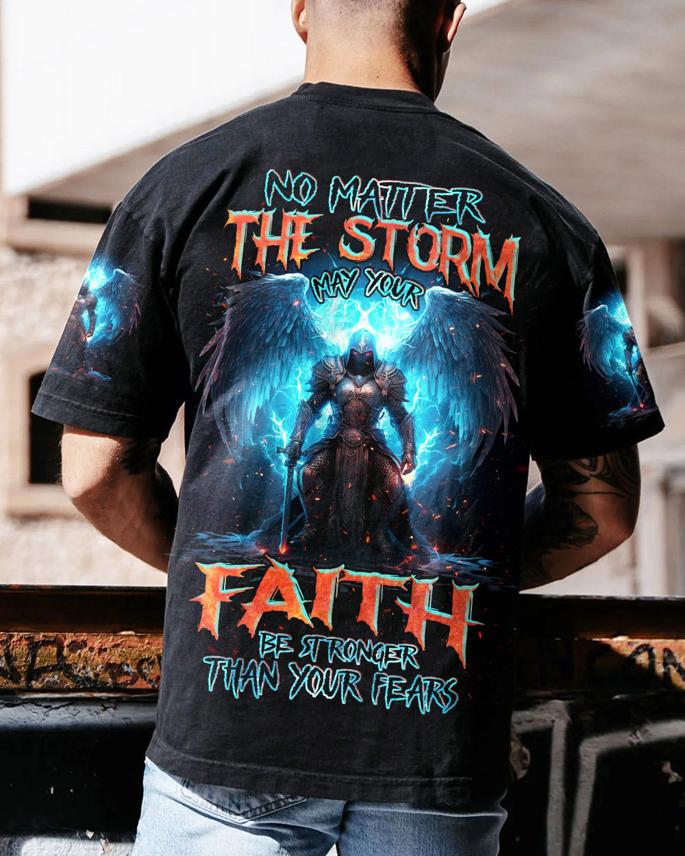No Matter The Storm Men's All Over Print Shirt - Tlnz2809231, easychoo.com