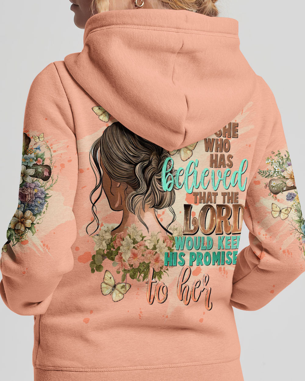 Blessed Is She Who Has Believed Women's All Over Print Shirt - Tltw2009231, easychoo.com