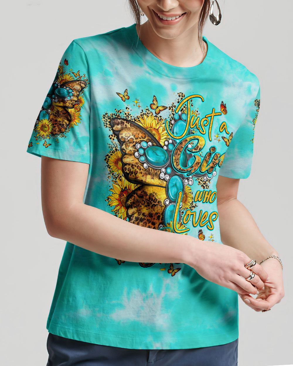 Just A Girl Who Loves Jesus Women's All Over Print - Ty0807231, easychoo.com