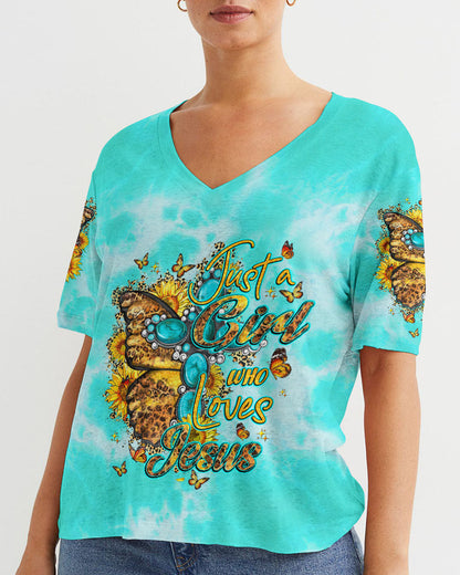 Just A Girl Who Loves Jesus Women's All Over Print - Ty0807231, easychoo.com