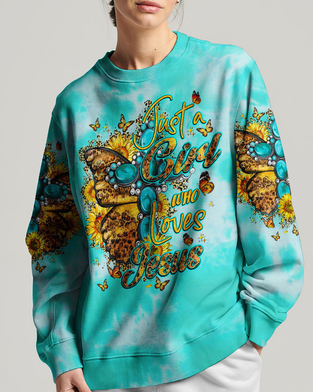 Just A Girl Who Loves Jesus Women's All Over Print - Ty0807231, easychoo.com