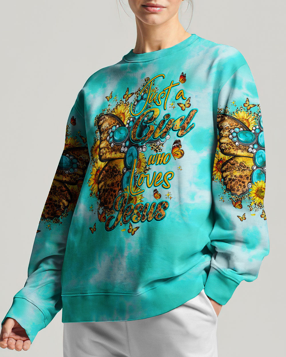 Just A Girl Who Loves Jesus Women's All Over Print - Ty0807231, easychoo.com