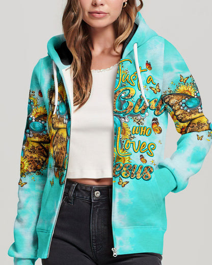 Just A Girl Who Loves Jesus Women's All Over Print - Ty0807231, easychoo.com