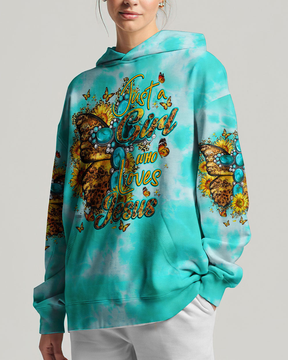 Just A Girl Who Loves Jesus Women's All Over Print - Ty0807231, easychoo.com