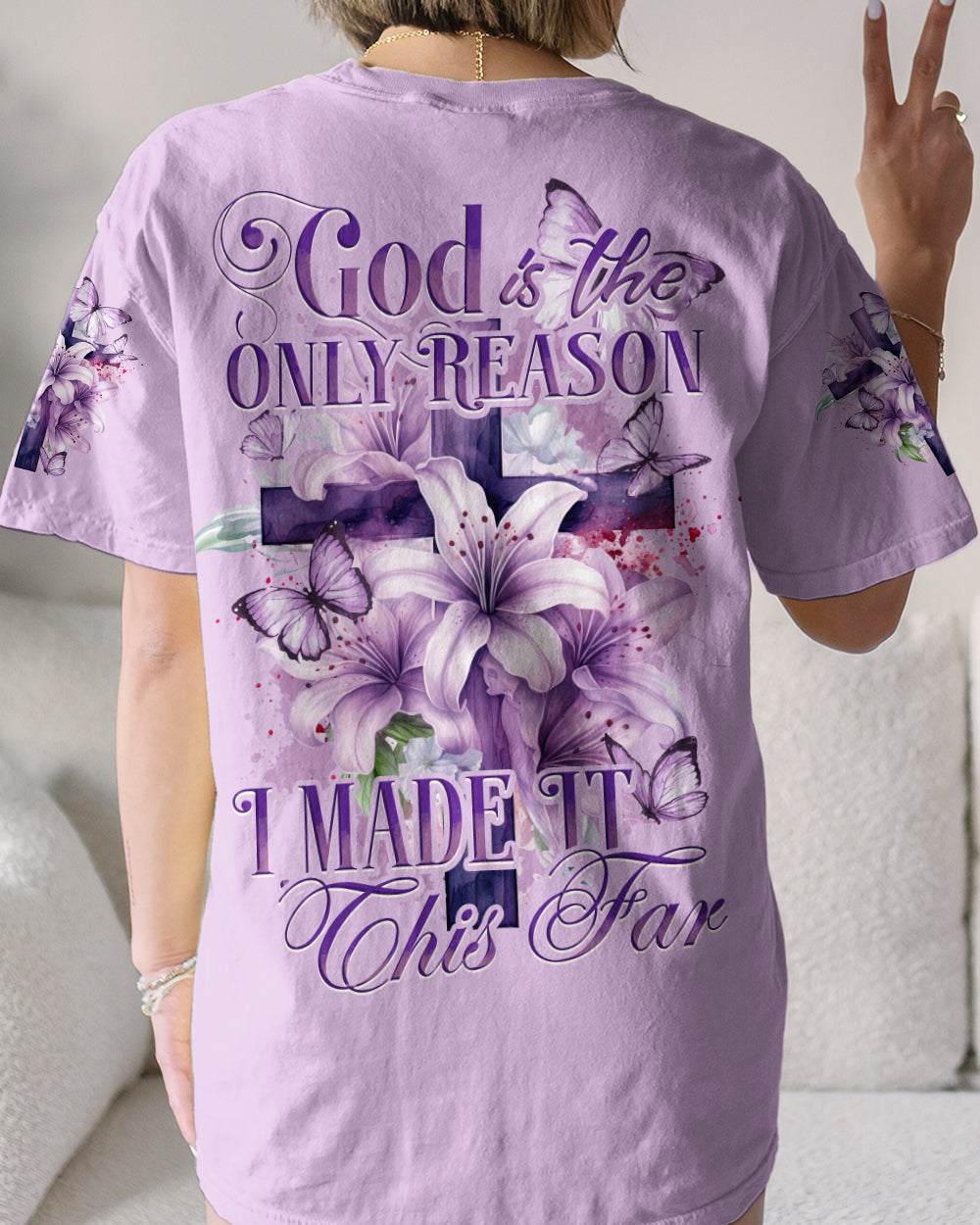 God Is The Only Reason Women's All Over Print Shirt - Tytd2308232, easychoo.com