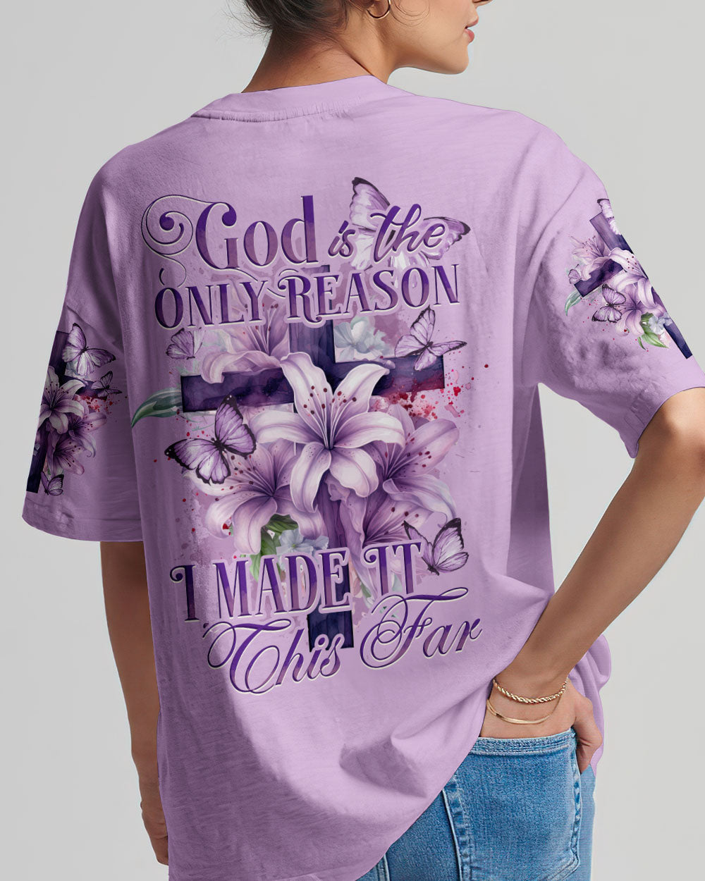 God Is The Only Reason Women's All Over Print Shirt - Tytd2308232, easychoo.com