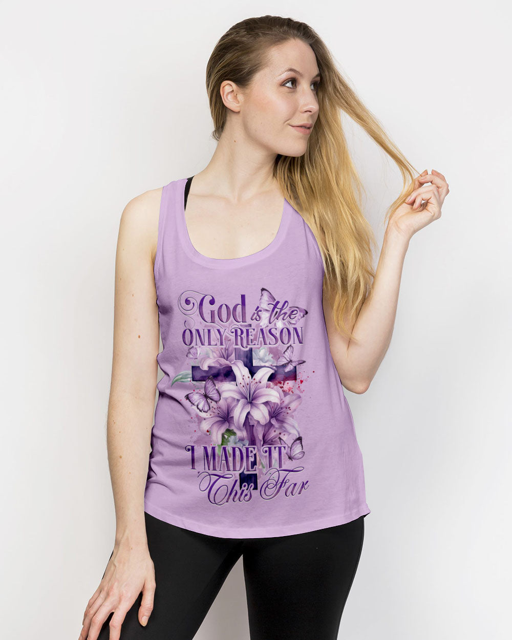 God Is The Only Reason Women's All Over Print Shirt - Tytd2308232, easychoo.com