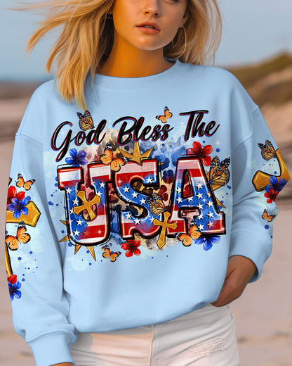 God Bless The USA Women's All Over Print Shirt - Tltr1509233, easychoo.com